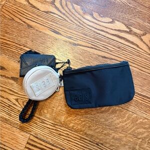 BEIS Black and Tan Pouch Trio | NWOT